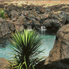 Patio with Lava Rock