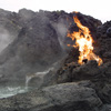 Patio with Lava Rock
